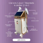 CURZEN LÁSER TITANIUM 4 ONDAS 2 EN 1