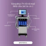 MÁQUINA PROFESIONAL HIDROFACIAL 14 EN 1