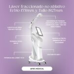 Láser fraccionado no ablativo Erbio 1550nm y Tulio 1927nm